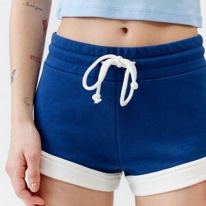 COPY - NEW High Waisted Cheeky Micro Sweat Short Navy size Large